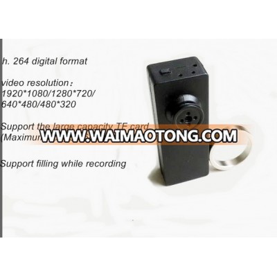 Charging While Recording magic ring AVI /MOV format h. 264 720P 1080P digital mini button camera