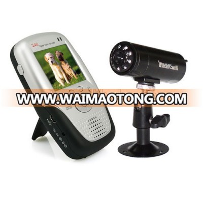 High quality 1030D HD CMOS2.4GHz 2-way Intercom Wireless Baby Monitor Mini DVR Recorder camera